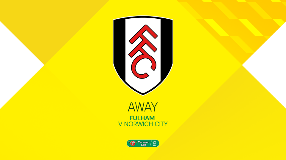 Norwich City will face Fulham at Craven Cottage in the third round of the 2023/24 Carabao Cup.