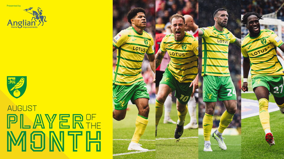 Voting is now open for the August Player of the Month award, presented by Anglian Home Improvements.