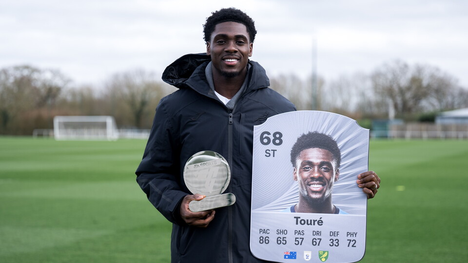 After an impressive start to life at Norwich City, Mohamed Touré has been awarded the EFL’s Young Player of the Month for February.