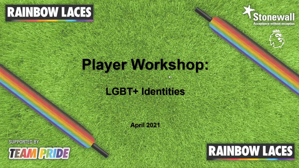Norwich City Academy have participated in workshops given by LGBTQ+ rights charity Stonewall over the week.