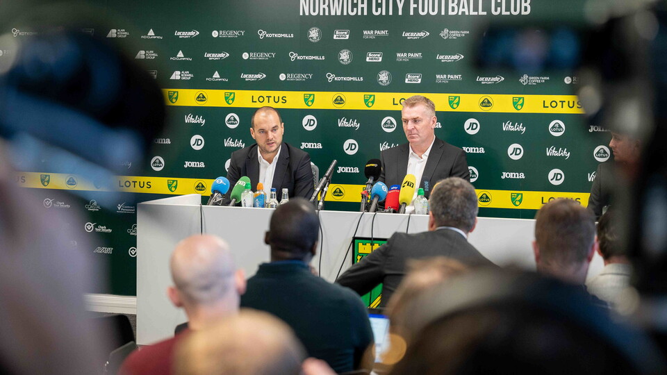 Watch Dean Smith's first press conference as Norwich City head coach.