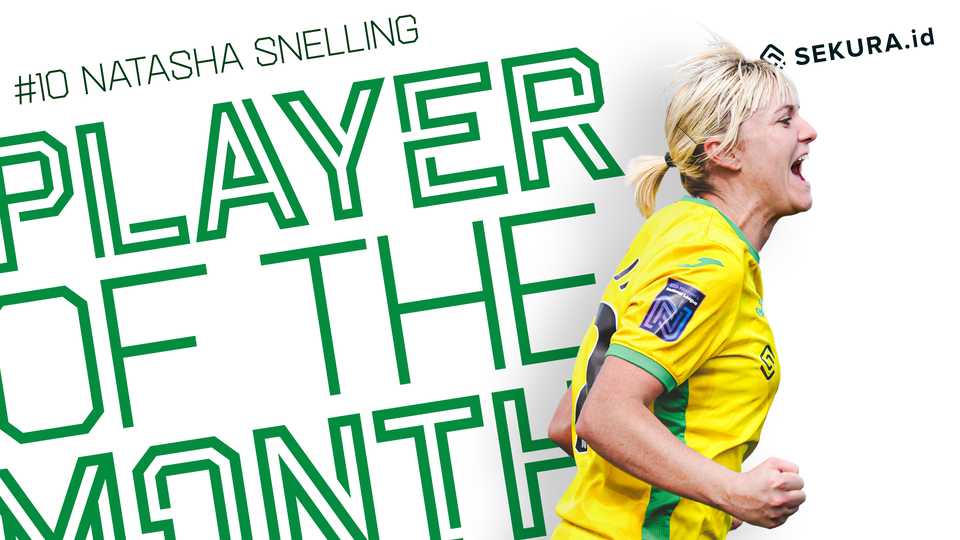 Natasha Snelling has been voted by fans as the Norwich City Women Player of the Month for August.