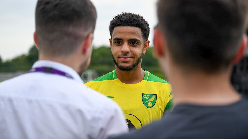 In his first pre-season with the Norwich City first-team, centre-back Andrew Omobamidele is relishing his time in Daniel Farke’s side.