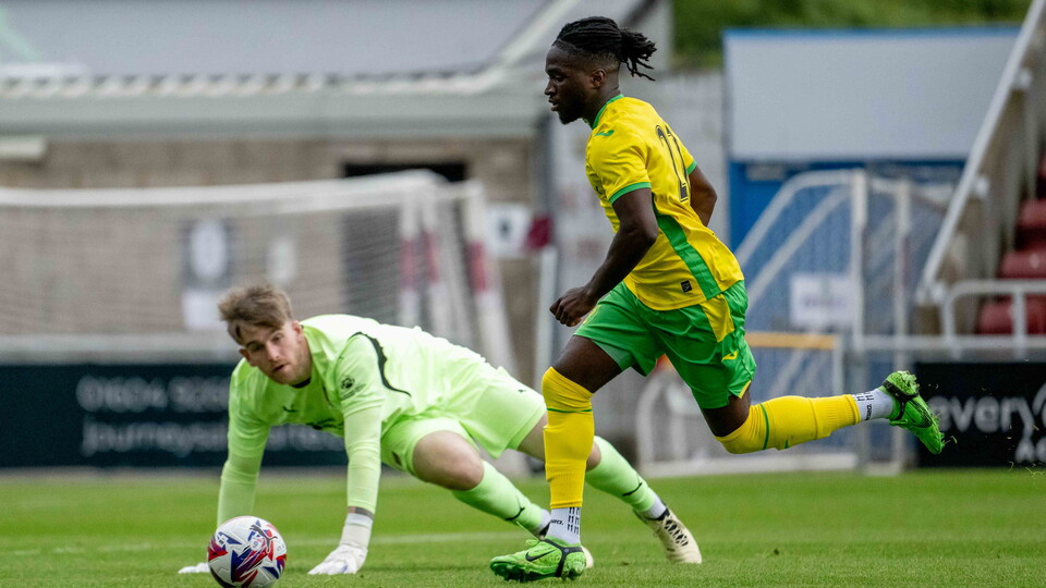 Norwich City began their pre-season preparations with a 3-0 win over Northampton Town at Sixfields Stadium.