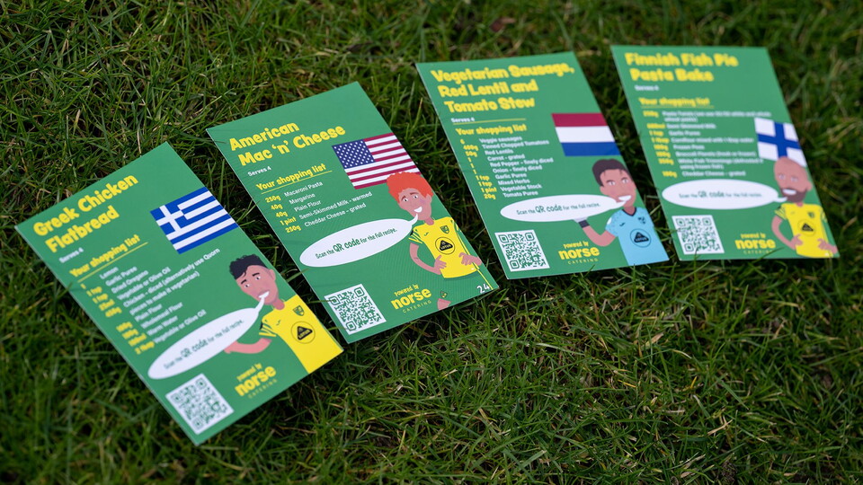 Norwich City Football Club have teamed up with Norse Catering to support the health of local primary school pupils through the newly launched Active Canaries Health Month.