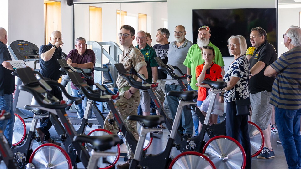 Representatives of our Forces2Canaries supporter group recently visited the Lotus Training Centre, in the build-up to Armed Forces Day.