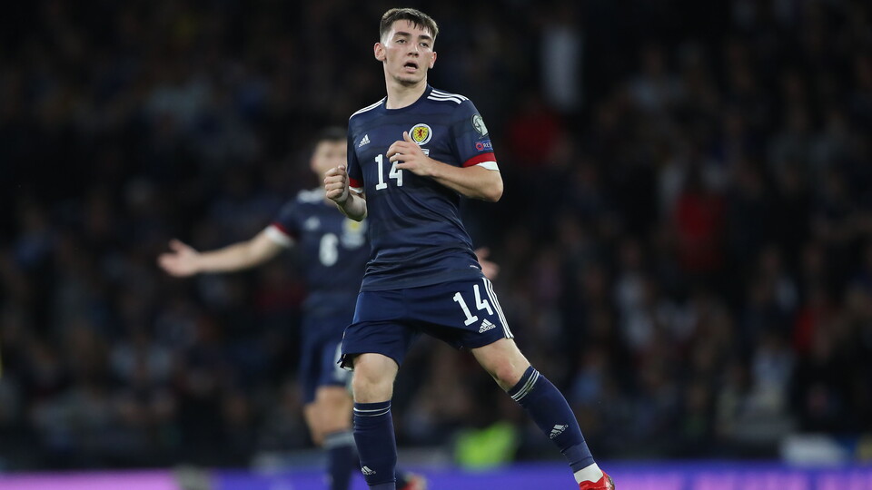Norwich City midfielders Billy Gilmour and Kenny McLean featured as Scotland sealed their play-off spot for World Cup qualification, as they beat Moldova 2-0 in Chisinau.