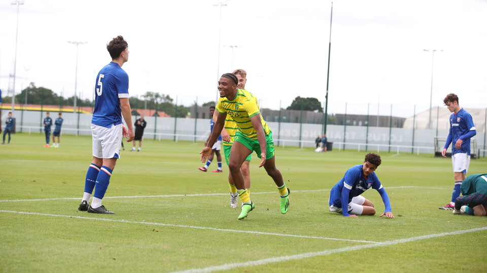 Norwich City Under-18s player Pedro Amadou says it was a good team performance, following their 3-2 win over Ipswich Town.