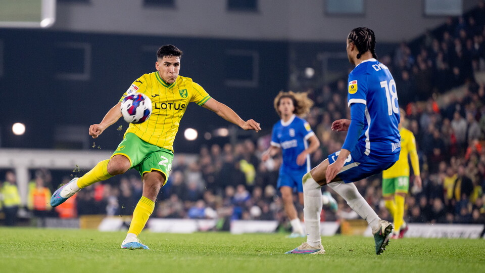 Marcelino Núñez has been nominated for the Sky Bet Championship goal of the month award for February.