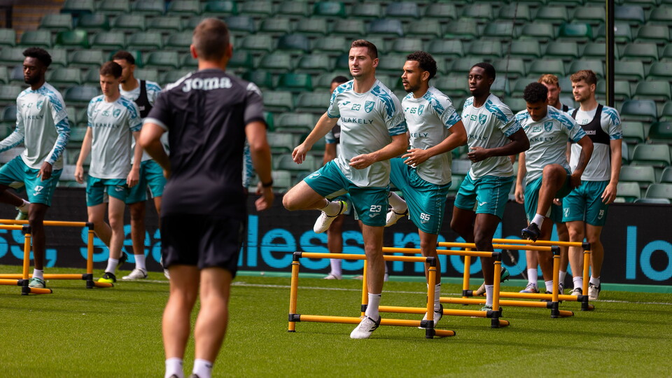 All the best photos from Wednesday's open training session at Carrow Road.