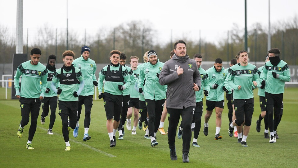 It was all smiles at Lotus Training Centre during Thursday's training session ahead of the visit of AFC Bournemouth on Saturday.