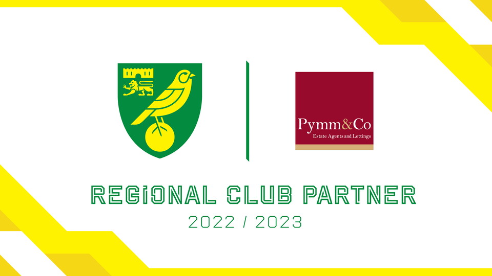 Norwich City Football Club have today announced the extension of their Regional partnership with trusted, and local family run estate agency, Pymm & Co.