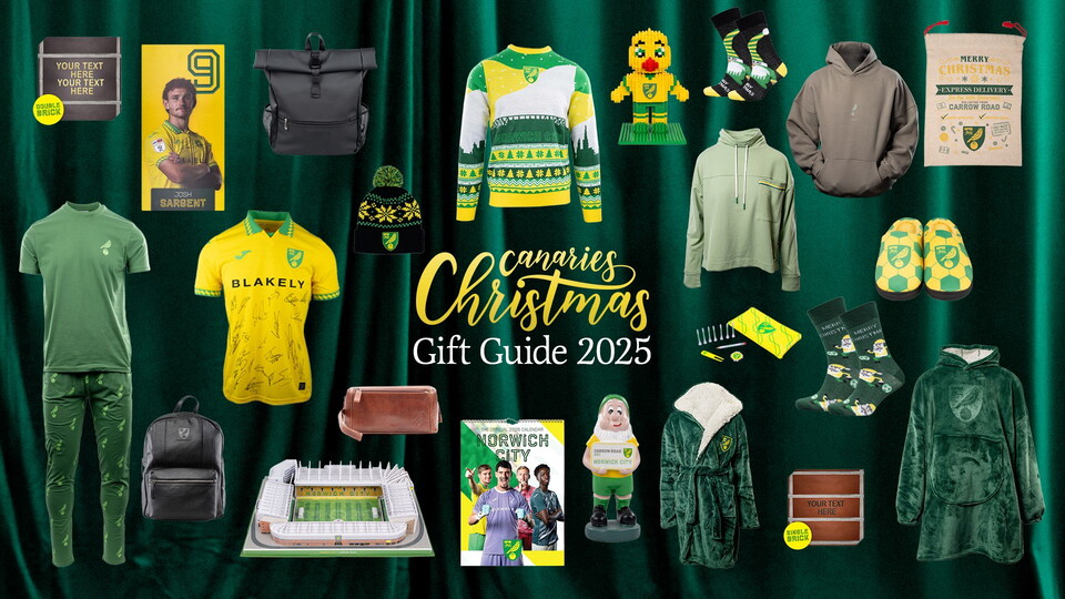Get ready for the festive season with our official Norwich City Christmas gift guide, perfect for all Canaries fans.