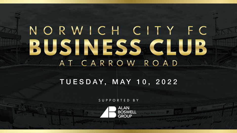 Norwich City will host the next instalment of our Business Club networking series, supported by the Alan Boswell Group.