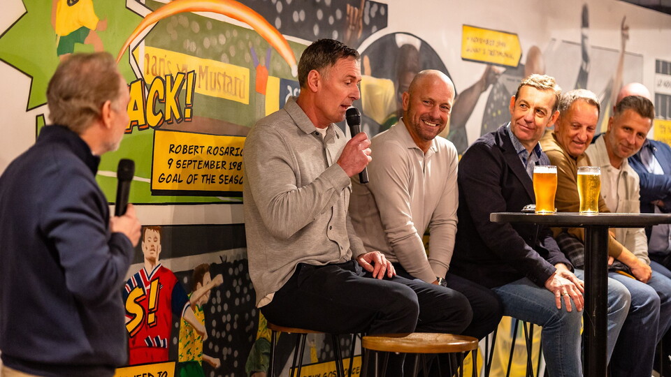 The Lion and Castle welcomed over 200 guests for an evening of reminiscing over Norwich City's historic 1993 win against Bayern Munich in the UEFA Cup second round.