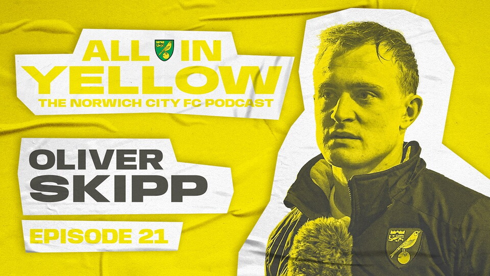 Episode 21 of the All In Yellow podcast is out now and this week, Alice Piper and Dan Wynne welcome Norwich City midfielder, on loan from Tottenham Hotspur, Oliver Skipp to the show.