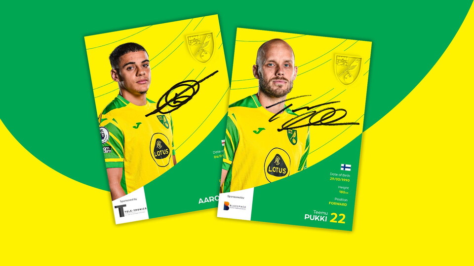 The Fan Hub is holding another signing session this week with Teemu Pukki and Max Aarons as guests, on Thursday, April 14.