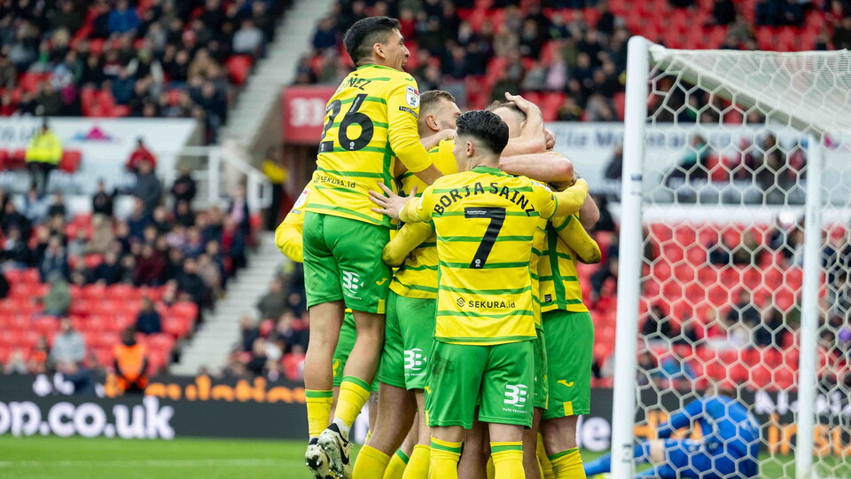 Norwich City ran out 3-0 winners at the bet365 Stadium thanks to goals from Josh Sargent, Gabriel Sara and Ashley Barnes.