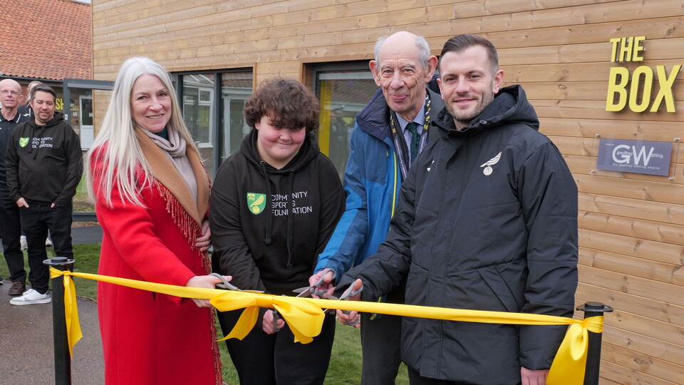 Norwich City coaches Jack Wilshere and Tony Roberts were part of the opening day celebrations of the Community Sports Foundation's new facilities at The Nest earlier this week.