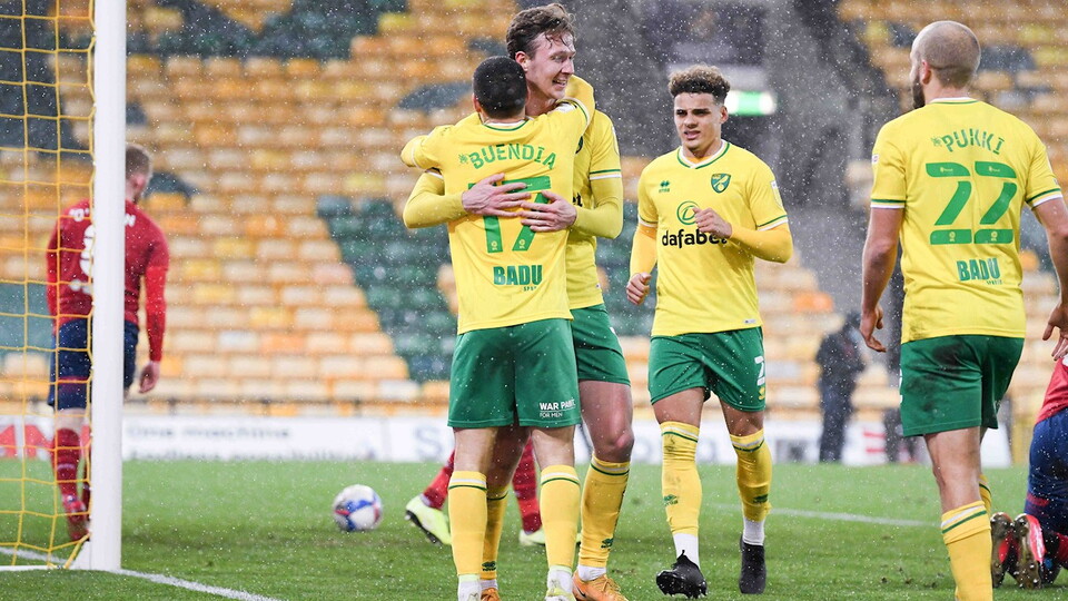 Norwich City put in a ruthless attacking display to record their biggest win of the 2020-21 season on Tuesday night as they thrashed Huddersfield Town 7-0 at Carrow Road.