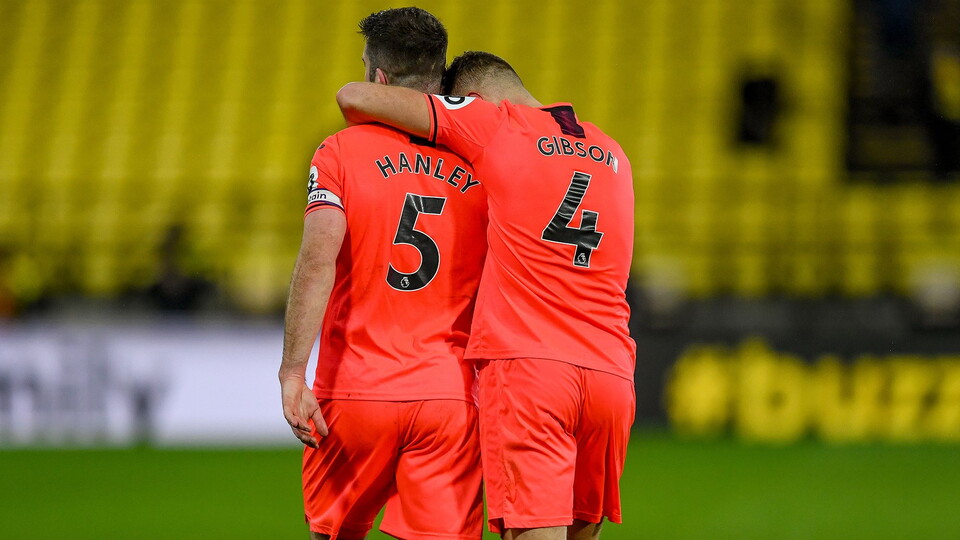 Two matchworn Norwich City shirts from their Premier League win over Watford at Vicarage Road on January 21 are currently live at auction.