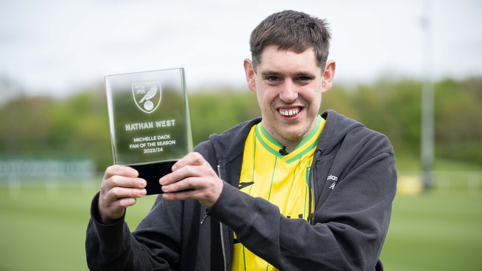 Norwich City are delighted to reveal that Nathan “Westy” West has been voted as the Michelle Dack Fan of the Season for 2023/24.
