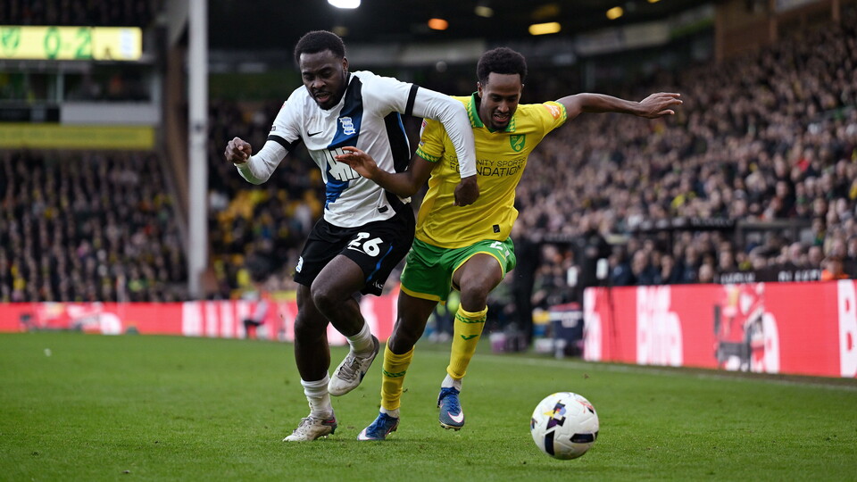 Norwich City fell to defeat at home, losing 2-1 against Birmingham City in the Sky Bet Championship.