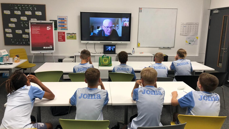The Norwich City Academy embraced this year’s Premier League ‘Truce’ project in October 2023.
