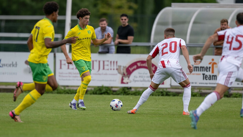 Norwich City fell to defeat against Greek Super League side Olympiacos at Sportvereniging Combinatie wil Overwinnen in their penultimate game of the Netherlands pre-season tour.