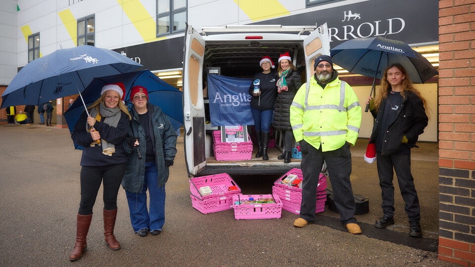 Norwich City and Anglian Home Improvements are delighted to announce that Canaries fans raised over £9,000 for the Nourishing Norfolk programme at last weekend's game against QPR.