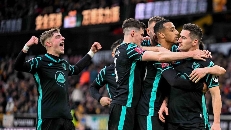 Kenny McLean said it was nice to send the fans home with another victory, after he scored the winning goal in Norwich City’s Emirates’ FA Cup match at Wolverhampton Wanderers.