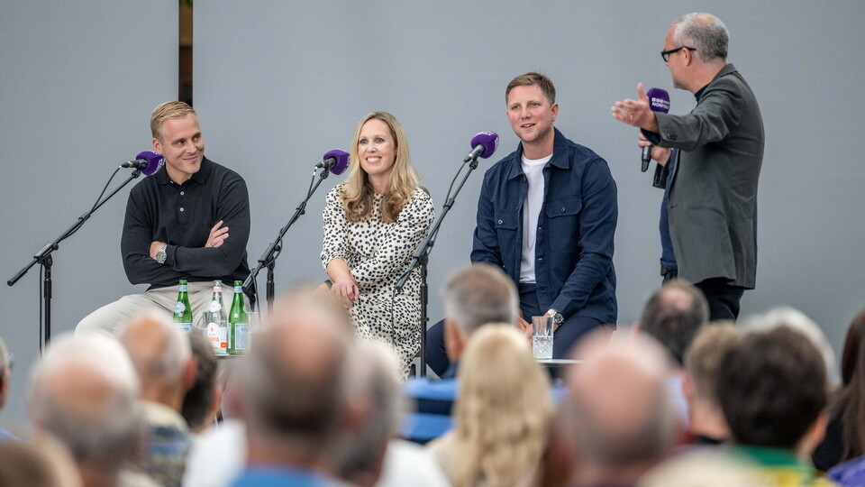 Norwich City head coach Johannes Hoff Thorup was joined by sporting director Ben Knapper and executive director Zoe Webber at the Forum in Norwich on Monday, July 8.