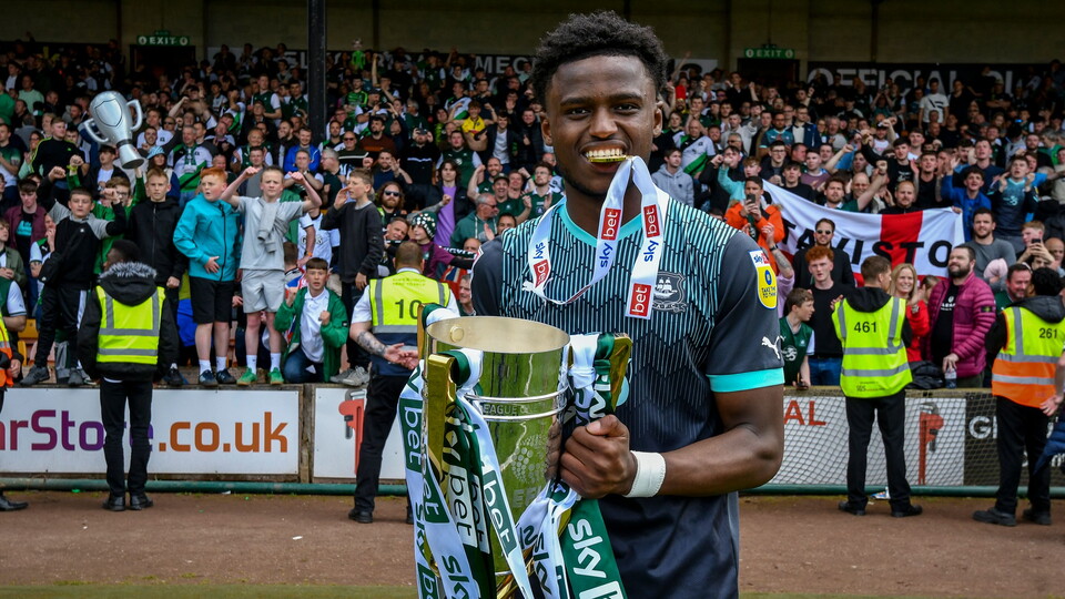 Bali Mumba and Plymouth Argyle clinched the Sky Bet League One title with a 3-1 win away to Port Vale.