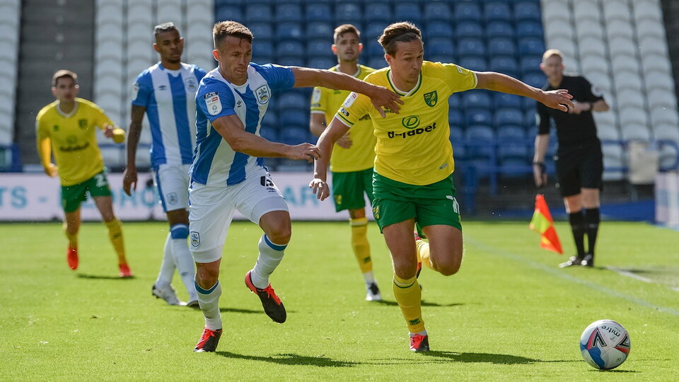 With seven league games to go, Norwich City welcome Huddersfield Town to Carrow Road for Tuesday's 7.45pm kick-off.