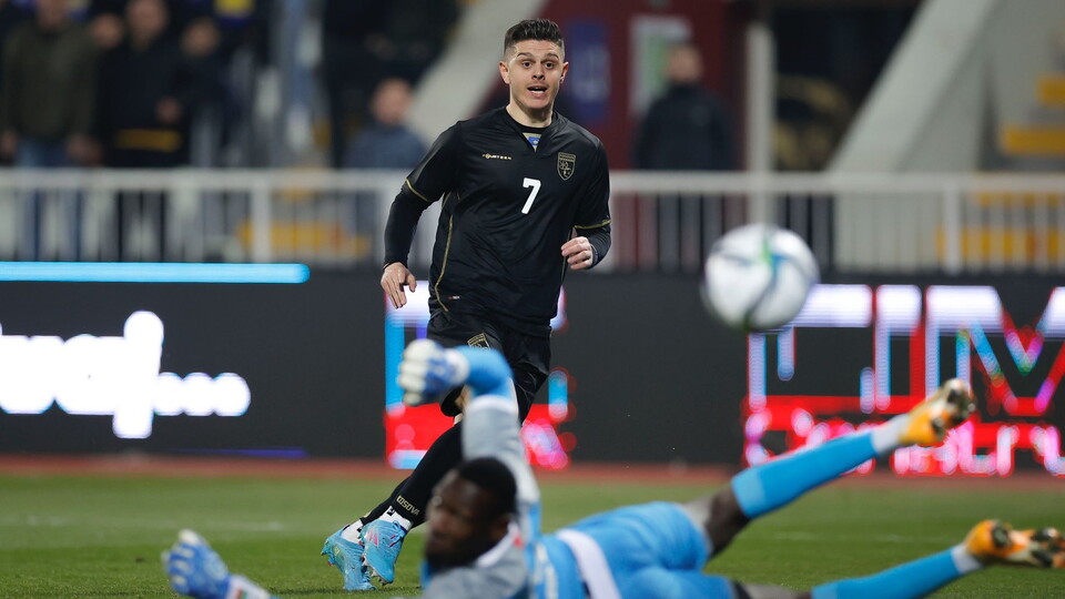 Milot Rashica scored his second goal of the March international break for Kosovo as they drew 1-1 away to Switzerland in an international friendly on Tuesday.