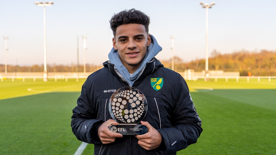 Max Aarons has won the EFL Young Player of the Month award for November!