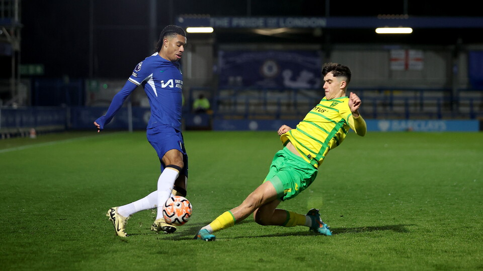 Norwich City Under-21s were knocked out of the Premier League Cup, losing 3-2 away to Chelsea in the Round of 16.