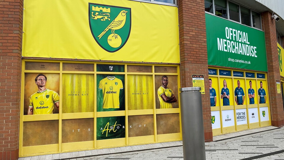 Imprint Signs & Graphics are responsible for large scale signage projects at Carrow Road and the Lotus Training Centre. The above gallery outlines some of the work that they have carried out for us over the summer.