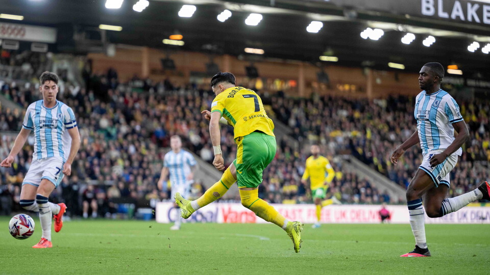 Borja Sainz has two of his goals on the shortlist of four for the October's Sky Bet Championship Goal of the Month award.