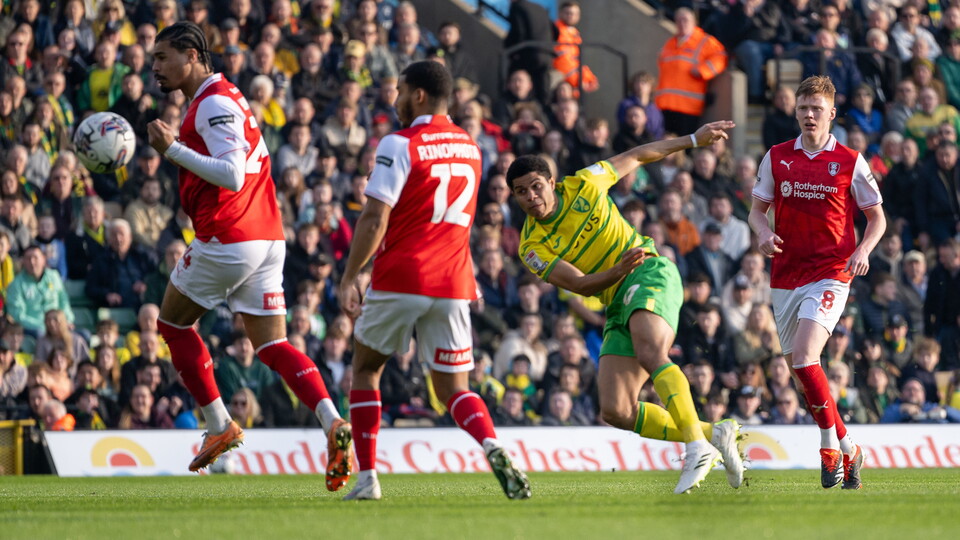 Gabriel Sara has been nominated for the Sky Bet Championship Goal of the Month award for March.
