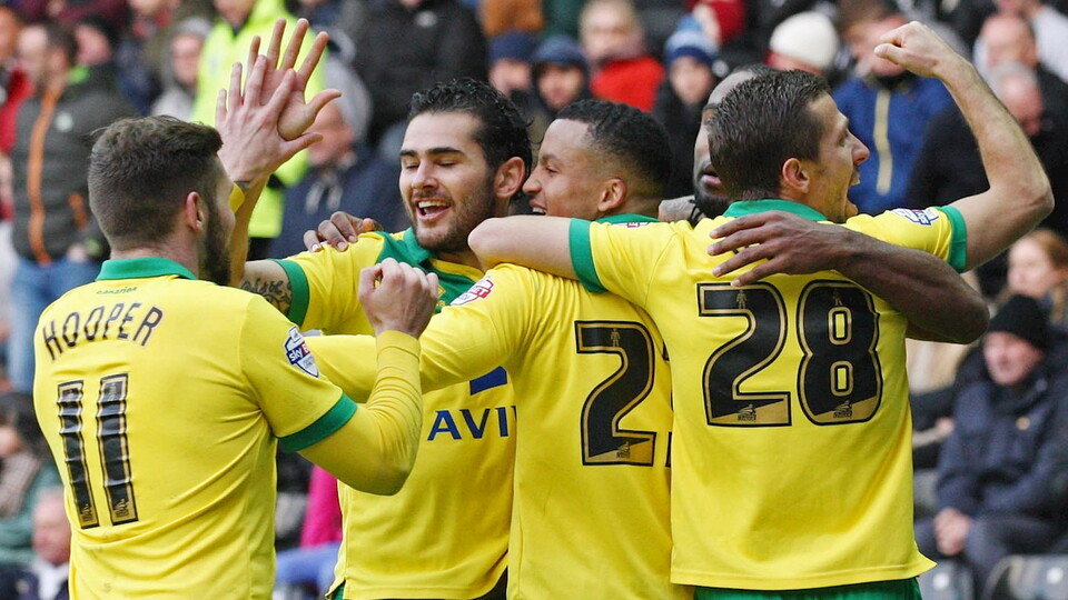 Norwich City travel to Pride Park for Saturday's game in the Sky Bet Championship, so we've taken a look back at this fixture in 2014.