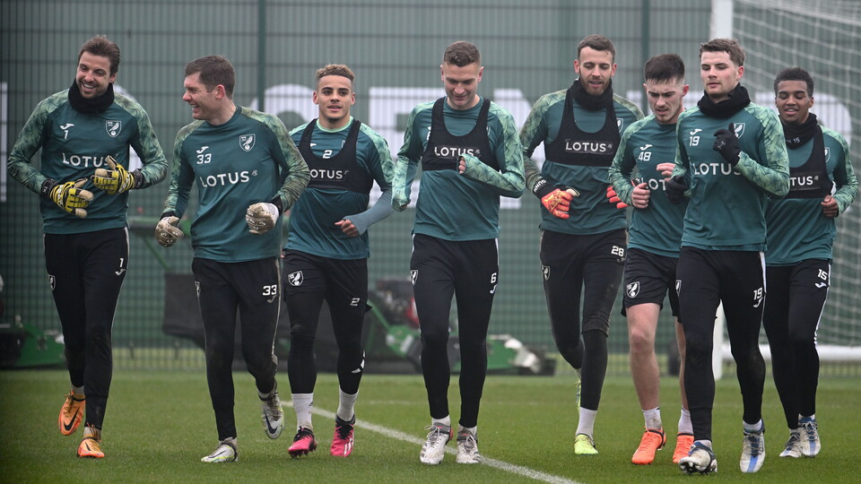 Check out the gallery below from Norwich City first team squad training at the Lotus Training Centre this week.