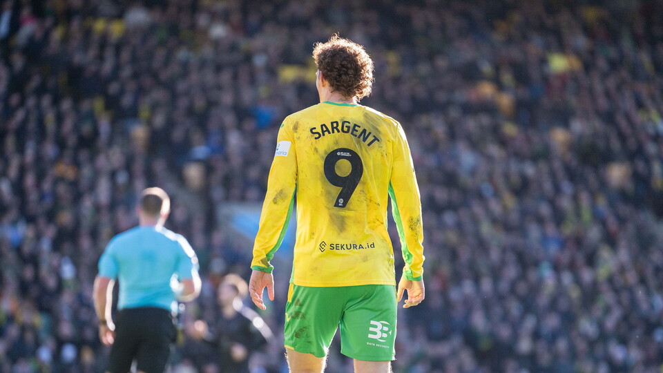 Norwich City's Josh Sargent has been shortlisted for February's Sky Bet Championship Player of the Month award.