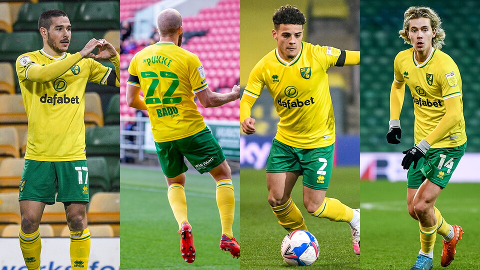 Four Norwich City players have been named in the top 50 EFL players by world-renowned football magazine FourFourTwo.