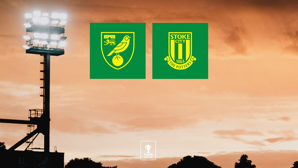 Norwich City Under-18s will face their Stoke City counterparts at Carrow Road in the third round of the FA Youth Cup on Tuesday, December 9.