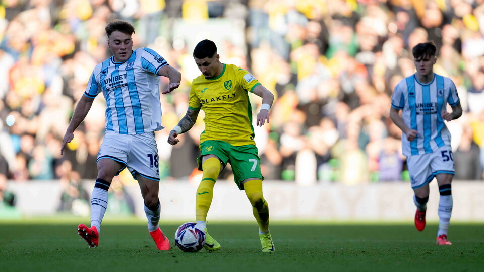 Norwich City came back from 3-1 down at half-time to claim a point with a 3-3 draw at home to Middlesbrough in the Sky Bet Championship.