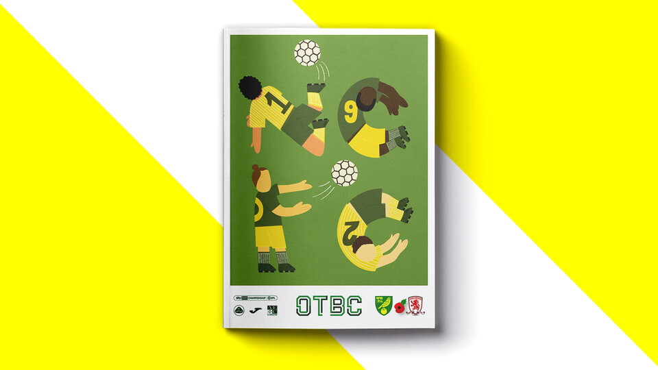 The next issue of OTBC, Norwich City's official matchday programme, is now available to order, ahead of the clash with Middlesbrough on Saturday, November 12.