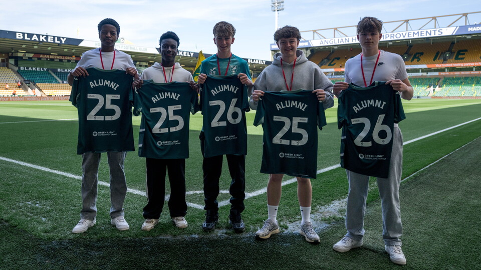 Following on from the Academy Alumni programme launch last season, the club was pleased to welcome five former academy players back to Carrow Road before the Canaries' final home game against Swansea City.