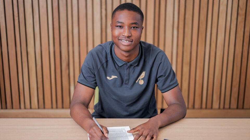 Norwich City Academy scholarship signing David Aziaya has been more than impressed with his new surroundings after he put pen-to-paper on a deal with the club.