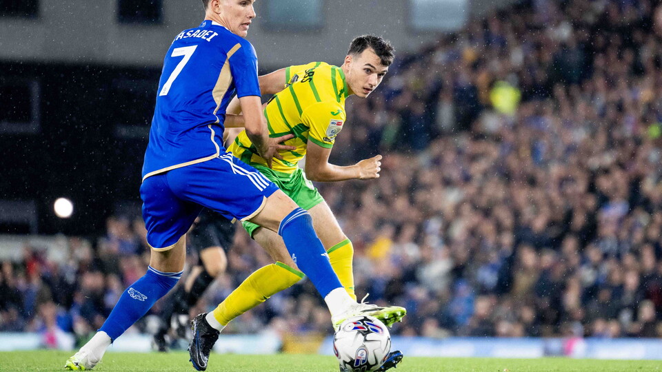Norwich City have suffered their first home defeat of the season, beaten 2-0 by Leicester City in the Sky Bet Championship.